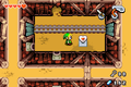 Link can find a Heart Piece in this dungeon after using the Cane of Pacci in an upside down mine cart.