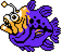 The Angler Fish's Sprite in Link's Awakening DX