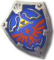 The Hylian Shield as it appears in Skyward Sword