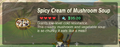 Link obtaining Spicy Cream of Mushroom Soup in Breath of the Wild
