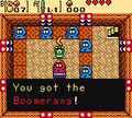 Link obtaining the Boomerang in Oracle of Seasons