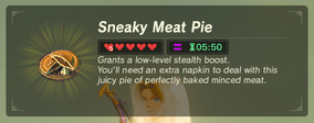 Sneaky Meat Pie - BotW