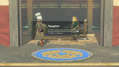 Purah will give Link the Paraglider