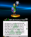 Adult Link (Ocarina of Time) trophy from Super Smash Bros. for Nintendo 3DS