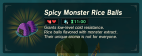 Spicy Monster Rice Balls