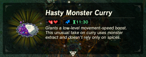 Hasty Monster Curry