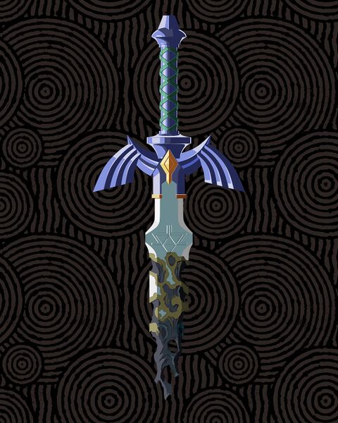 File:Master Sword - TOTK card art.jpg