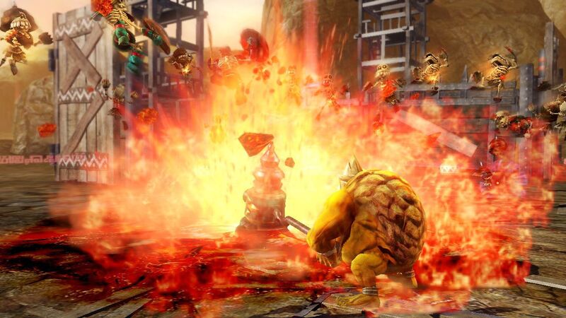 File:Hyrule Warriors Screenshot Darunia Hammer Volcanic Smash.jpg