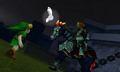 Ganondorf on his horse in Ocarina of Time 3D