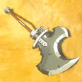 Breath of the Wild Hyrule Compendium picture of a Mighty Lynel Spear.