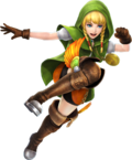 Linkle with her Boots weapon