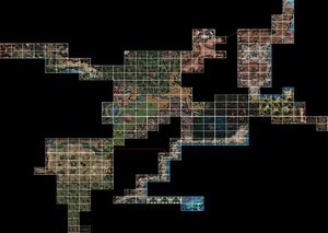 Overworld Map of Zelda's Adventure