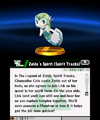 Zelda's Spirit (Spirit Tracks) trophy from Super Smash Bros. for Nintendo 3DS
