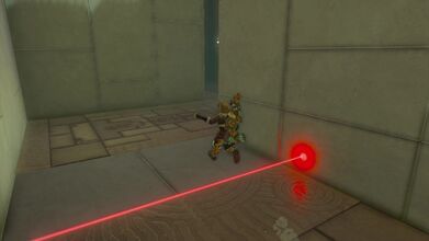 Jump over the red laser