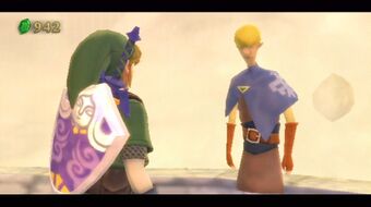 Link talking to Strich about his bugs