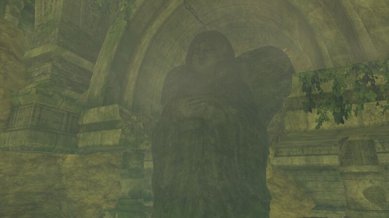 File:Statue of the Goddess unlit Forgotten Temple - BotW Wii U.jpg