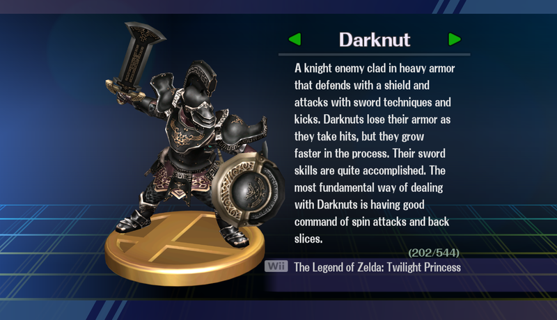 File:Darknut - SSB Brawl Trophy with text.png