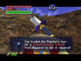 Getting the item in Ocarina of Time (N64)