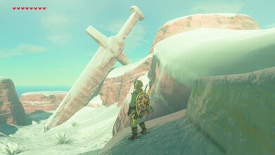 Find the sword on the Gerudo Summit.