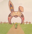 Rabbitland Rescue Concept Art from Hyrule Historia