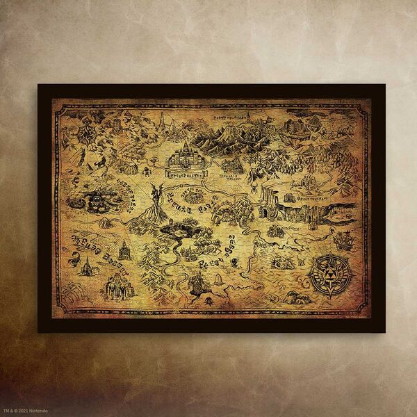 File:The Op Hyrule Map 1000 Piece Puzzle Framed.jpg