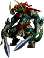 Artwork of Ganon from Ocarina of Time