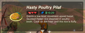 Hasty Poultry Pilaf