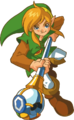Link with the Rod of Seasons from Oracle of Seasons