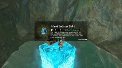 Acquire the Island Lobster Shirt.