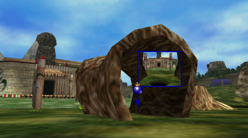 File:Majora Cows - Termina Field Cow Grotto location - MM64.png