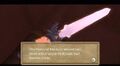 The Goddess White Sword after it is imbued with Din's Flame becoming the Master Sword.