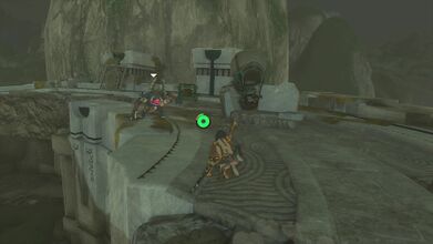 Defeat the four Blue Bokoblin at the Ring Ruin