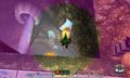 Stray Fairy #15 - In a hidden alcove at the northwest part of the room in the main chamber. Use the bunny hood and jump off the ledge to land on the deku flower.