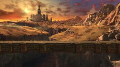 Bridge of Eldin stage from Super Smash Bros. Ultimate