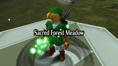 Warping to Sacred Forest Meadow - OOT64.png