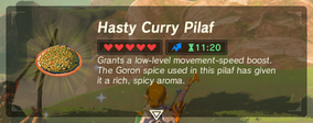 Hasty Curry Pilaf