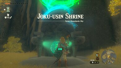 Link outside the Shrine