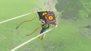 Majora's Mask Link amiibo paraglider