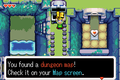 Link obtaining a Dungeon Map in The Minish Cap
