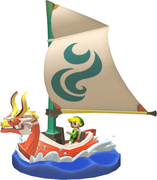 File:Link & the King of Red Lions Figurine (TWW).png