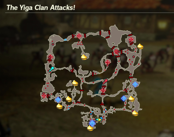 There are 8 Koroks found in The Yiga Clan Attacks!