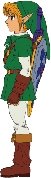 File:Adult Link - OOT Turnaround side HH.png