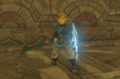Link wielding a Captain II Reaper