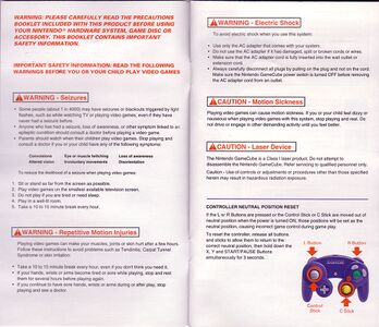 Zelda Ocarina of Time Master Quest Manual Only NO GAME Nintendo GameCube  Legend