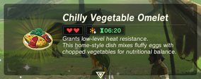 Chilly Vegetable Omelet