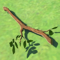 Breath of the Wild Hyrule Compendium picture of the Tree Branch.