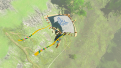 Goddess Fabric paraglider (Skyward Sword Zelda & Loftwing amiibo)
