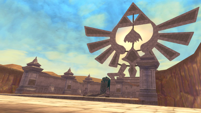 Temple of Time dormant Gate of Time low angle - Skyward Sword Wii.png