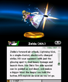 Zelda (Alt.) trophy from Super Smash Bros. for Nintendo 3DS