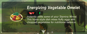 Energizing Vegetable Omelet